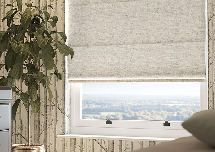 Friar, Twine Grey - Twist&Fit Roman Blind - Image 5